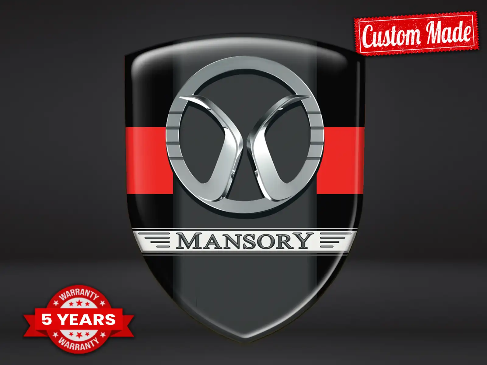 Mansory Doming Aufkleber Auto Robust Limitiert Stil